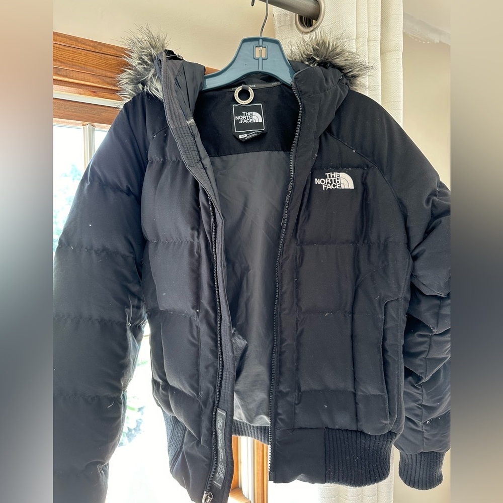 North Face goose down puffer coat